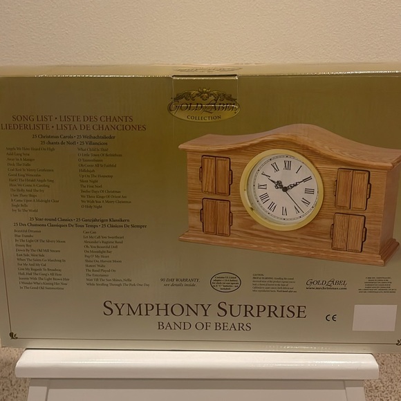 New Mr. Christmas Gold Label symphony surprise musical clock. Original packaging - Picture 4 of 9